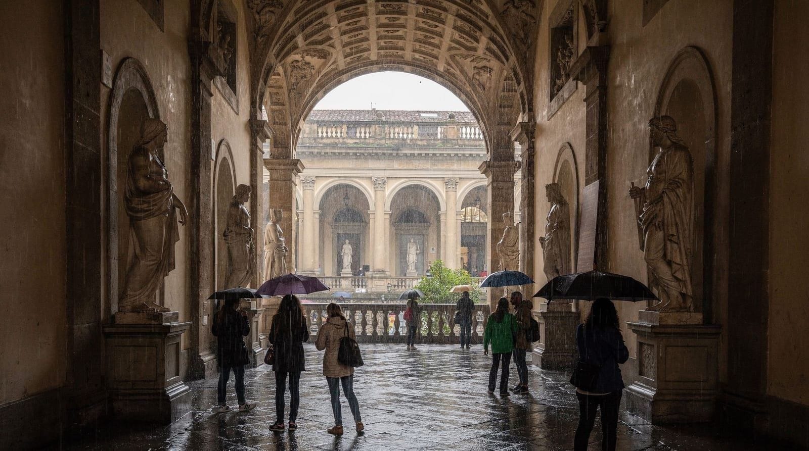 Einen Regentag in Florenz verbringen (und warum du aufhören solltest, über das Wetter zu schimpfen) — Regen in Florenz enthüllt eine andere Stadt. Praktischer Guide zu Museen, Märkte