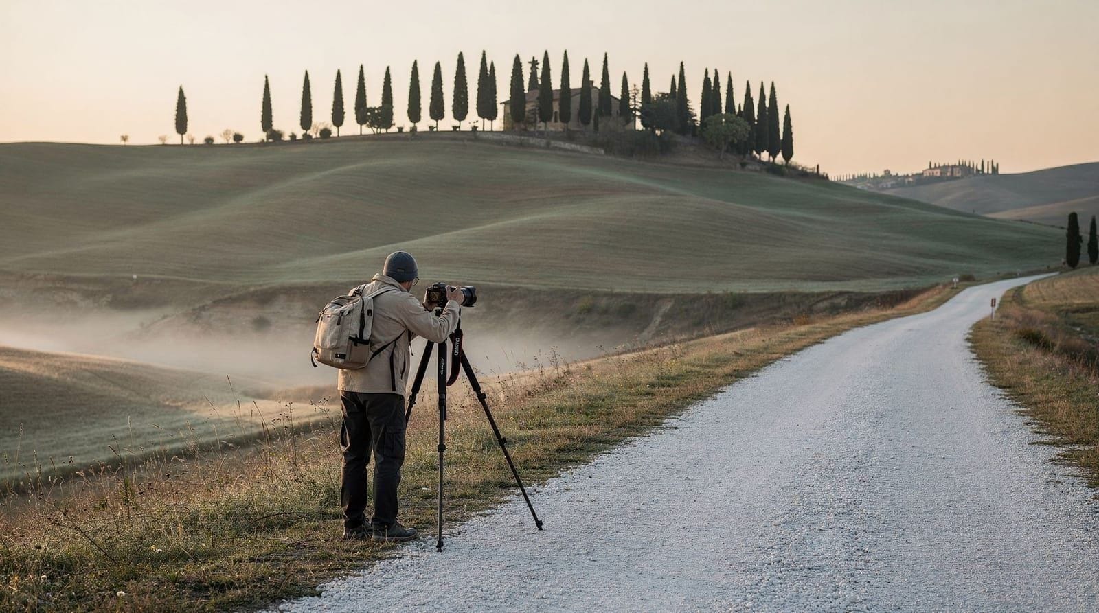 Val d'Orcia mit dem Auto: ein Fotoreiseführer durch Toskanas schönstes Tal — Sanfte Hügel, Zypressenalleen, mittelalterliche Bergstädte. Fotografen-Guide dur