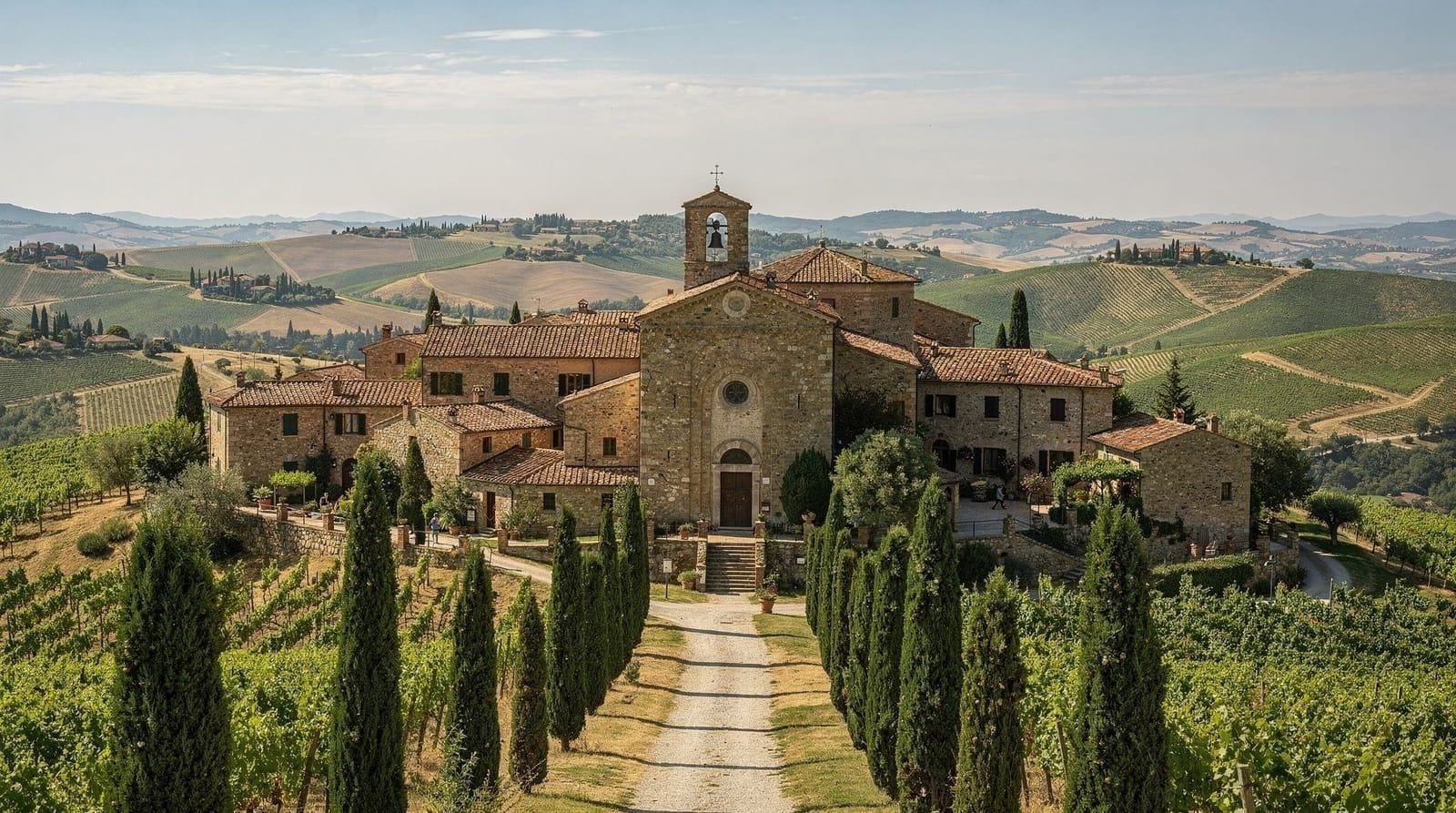 Tagesausflug ins Chianti von Florenz — Chianti von Florenz: Mietwagenrouten, beste Weingutbesuche, Greve und Radda als 