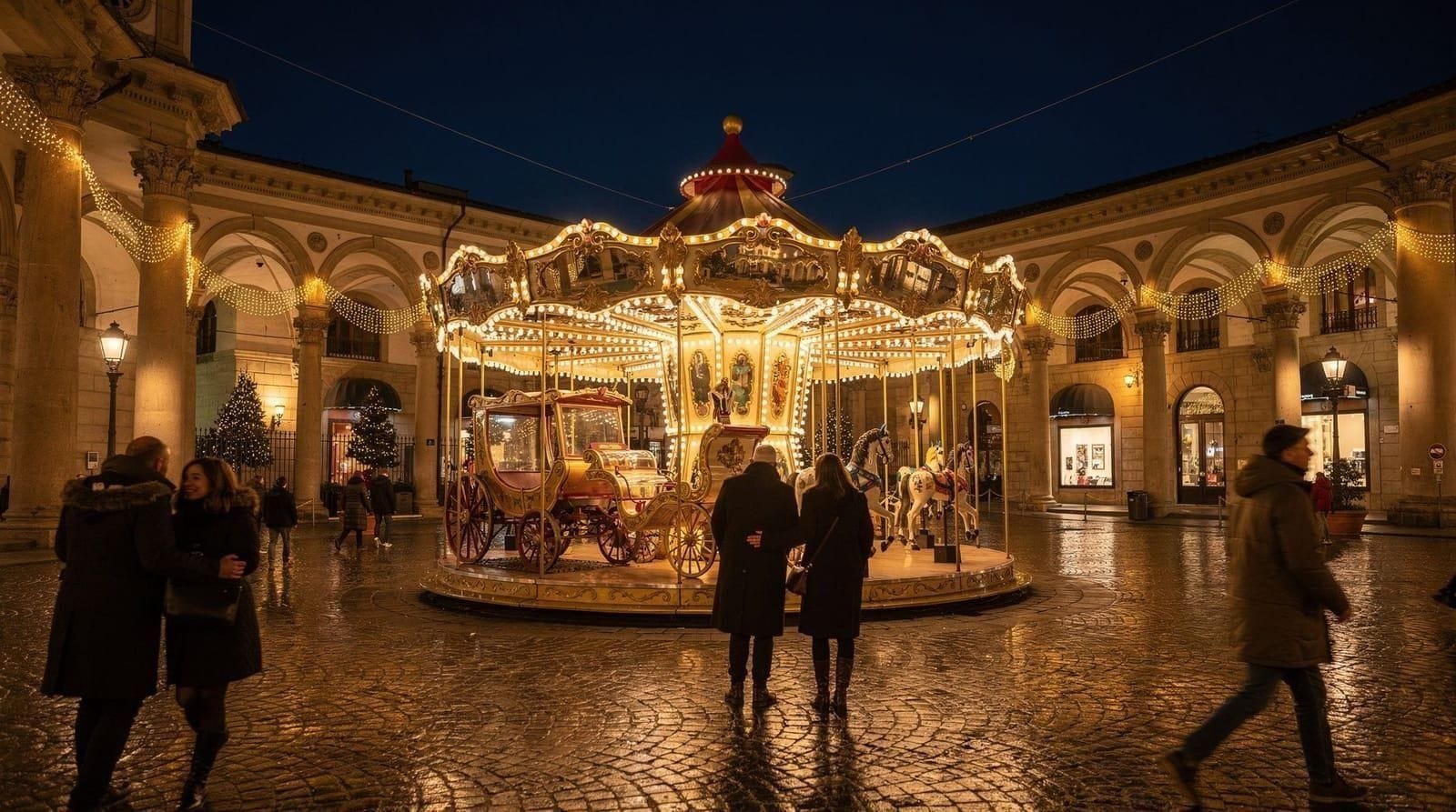 Florenz zu Weihnachten — Florenz im Dezember: Weihnachtsmärkte, festliche Piazzas und dünnere Menschenmas