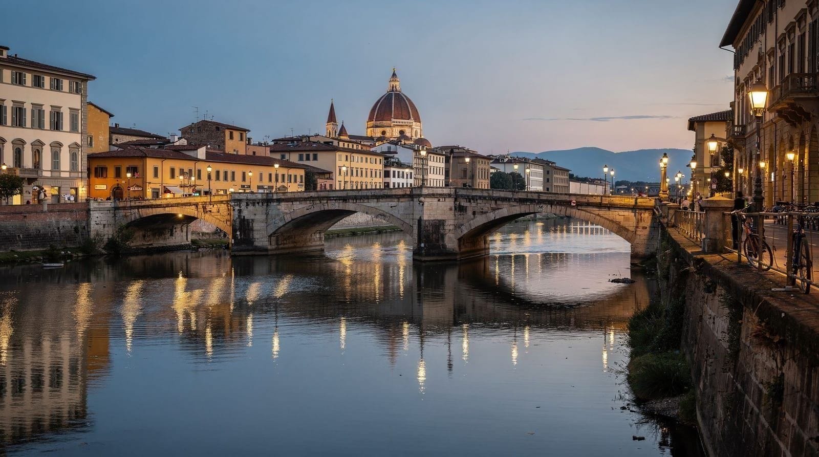 Florenz Reiserouten-Planer — Wählen Sie 1–7 Tage und Ihre Interessen (Kunst, Essen, Wein, Ausflüge, Familie) 