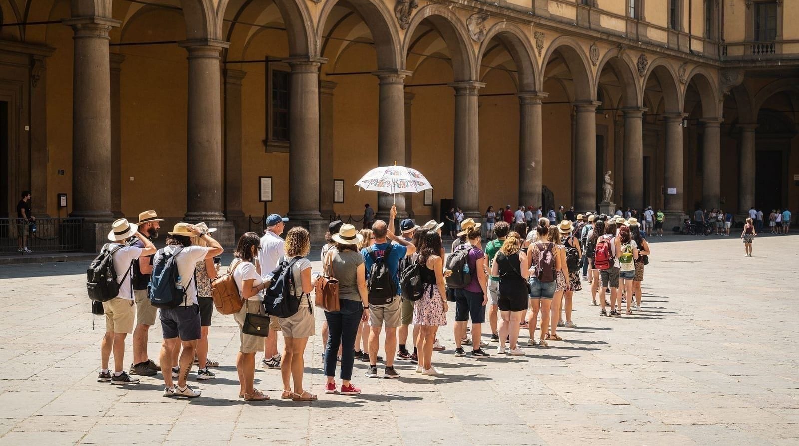 Warteschlangen in Florenz überspringen — Leitfaden für alle Sehenswürdigkeiten — Warteschlangen überspringen in Florenz: Uffizien, Accademia, Dom — ehrliche Tipp